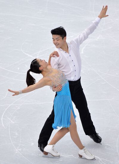 2014 Winter Olympics. Figure skating. Ice dance. Short program