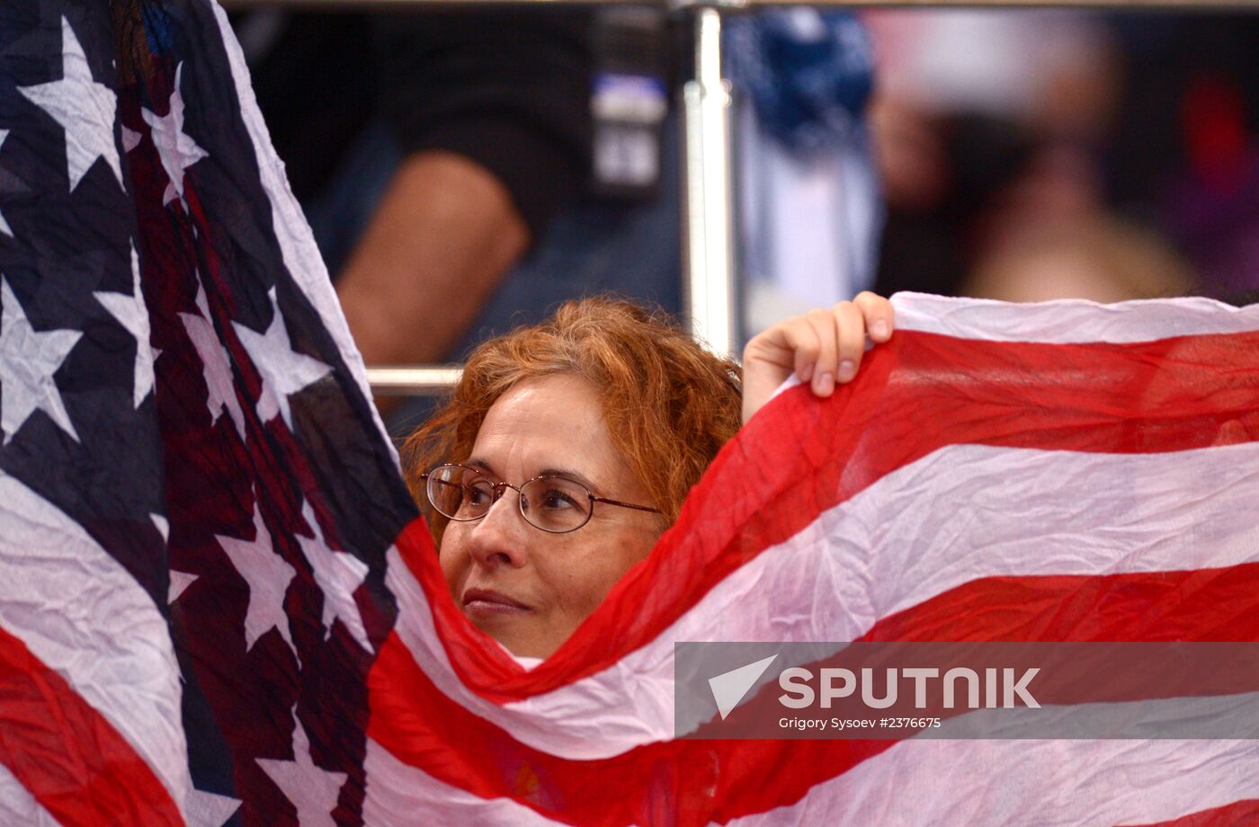 2014 Winter Olympics. Figure skating. Ice dance. Short program