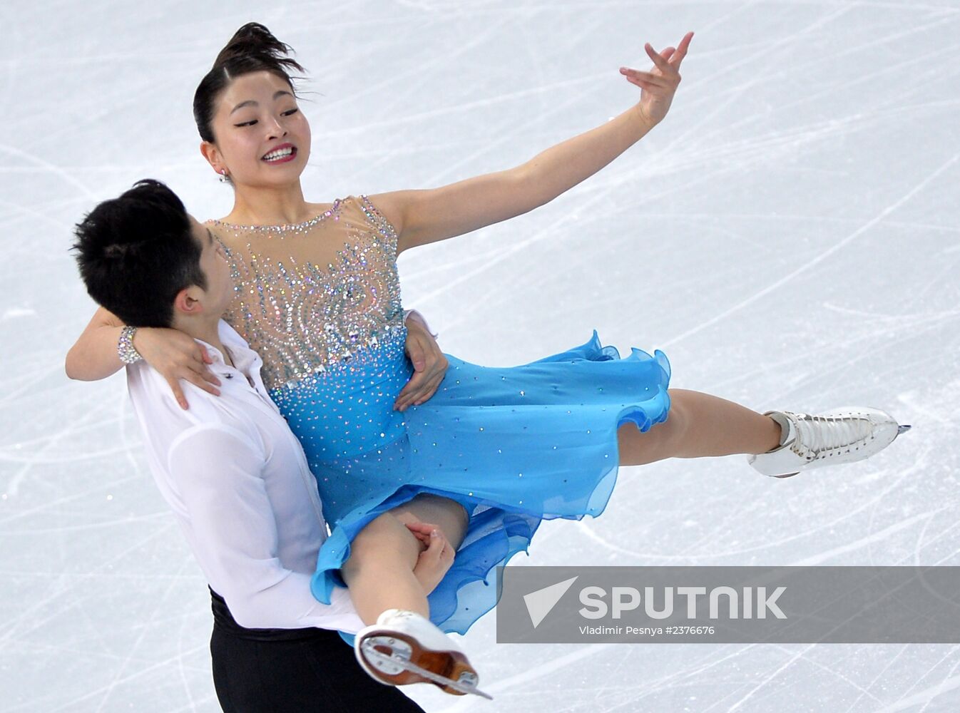 2014 Winter Olympics. Figure skating. Ice dance. Short program