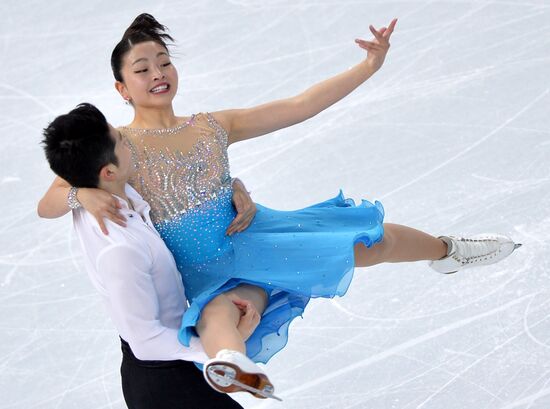 2014 Winter Olympics. Figure skating. Ice dance. Short program