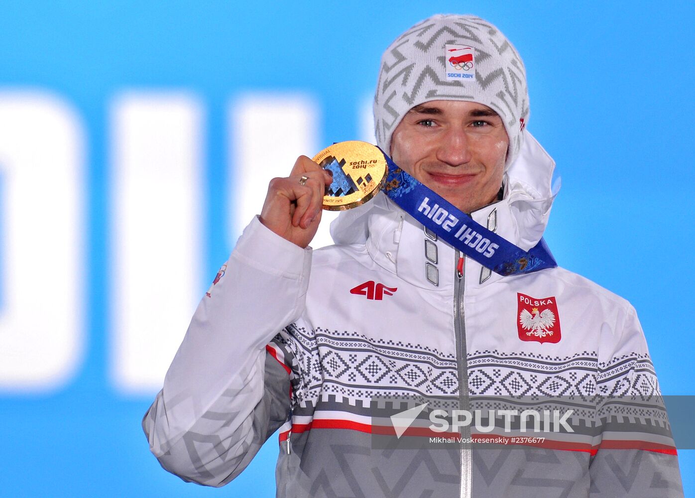 2014 Winter Olympics. Medal ceremony. Day Nine