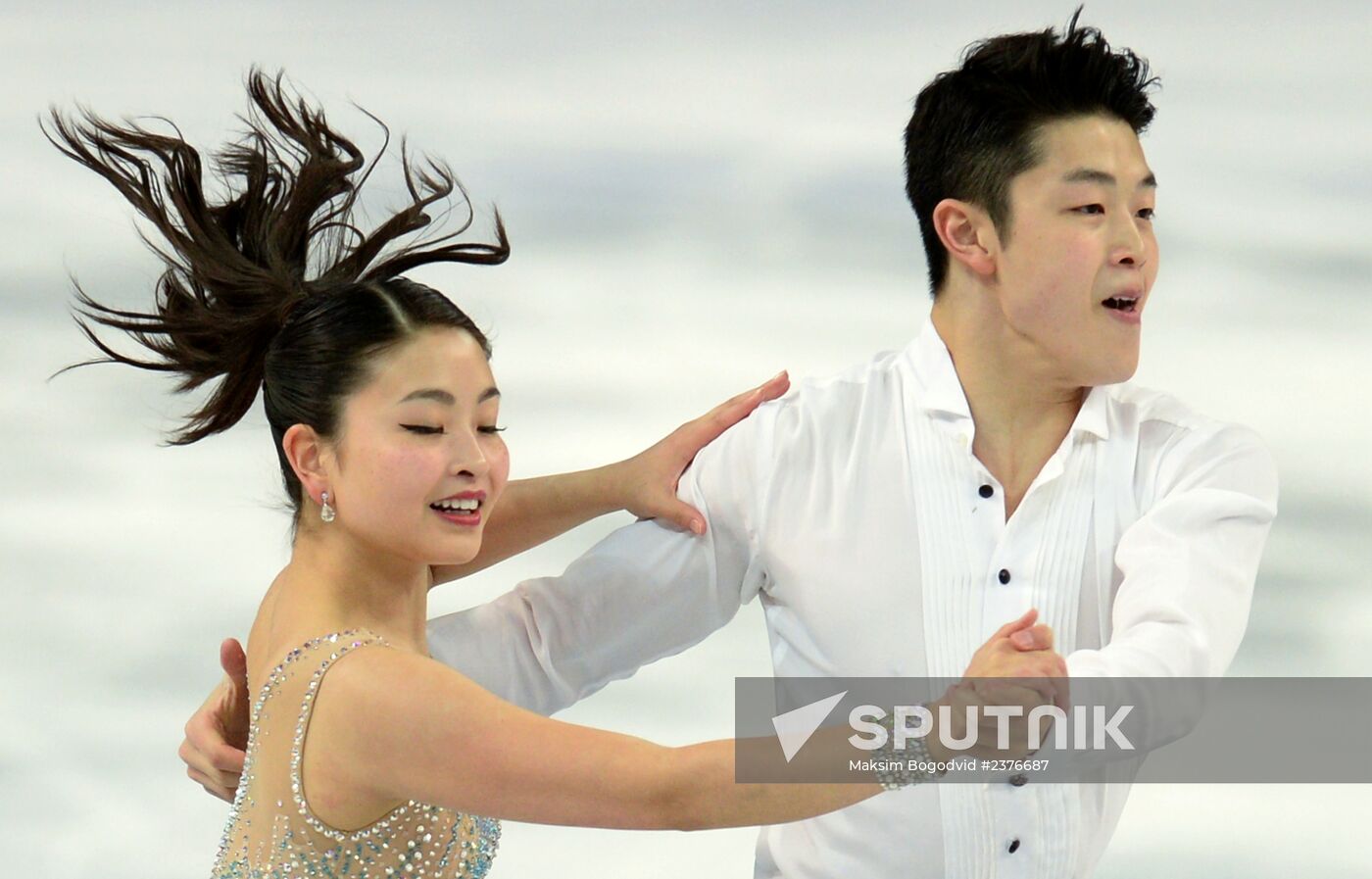 2014 Winter Olympics. Figure skating. Ice dance. Short program