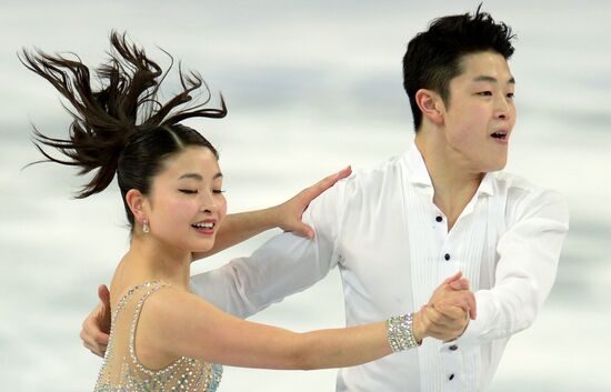 2014 Winter Olympics. Figure skating. Ice dance. Short program