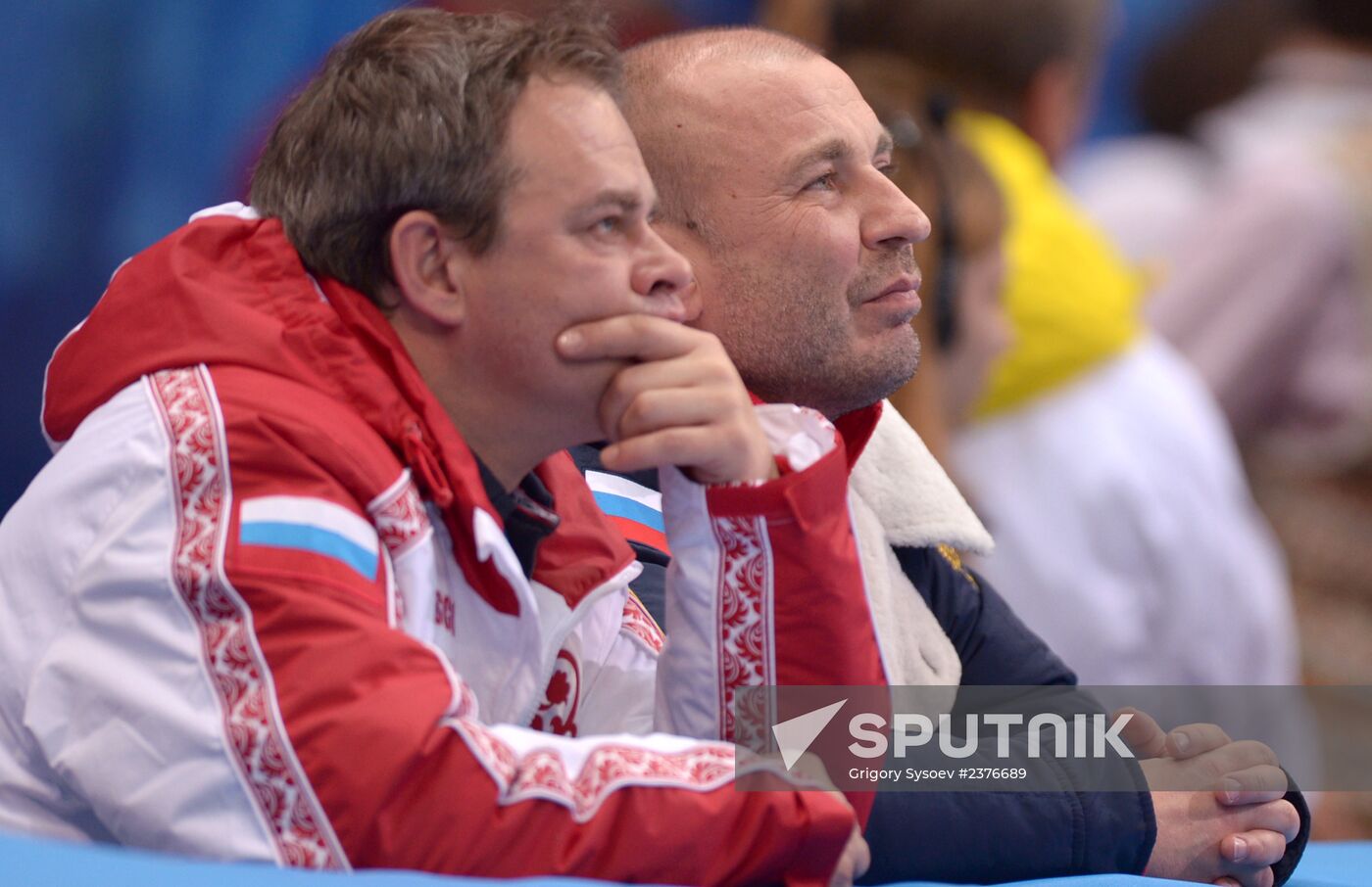 2014 Winter Olympics. Figure skating. Ice dance. Short program