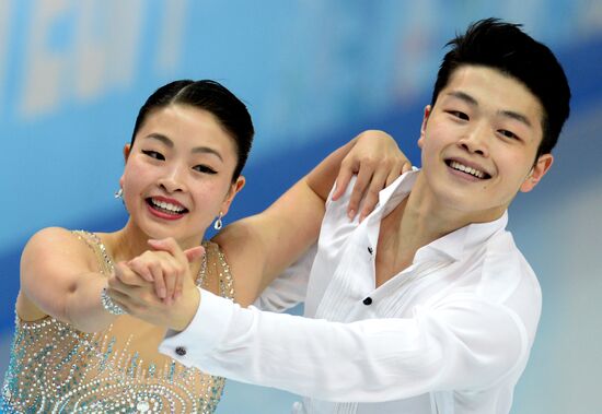 2014 Winter Olympics. Figure skating. Ice dance. Short program