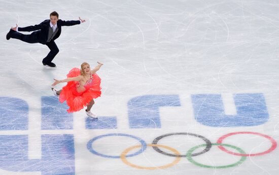 2014 Winter Olympics. Figure skating. Ice dance. Short program