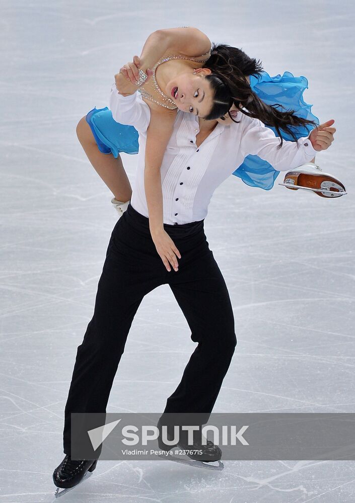 2014 Winter Olympics. Figure skating. Ice dance. Short program