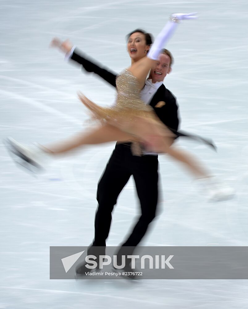 2014 Winter Olympics. Figure skating. Ice dance. Short program