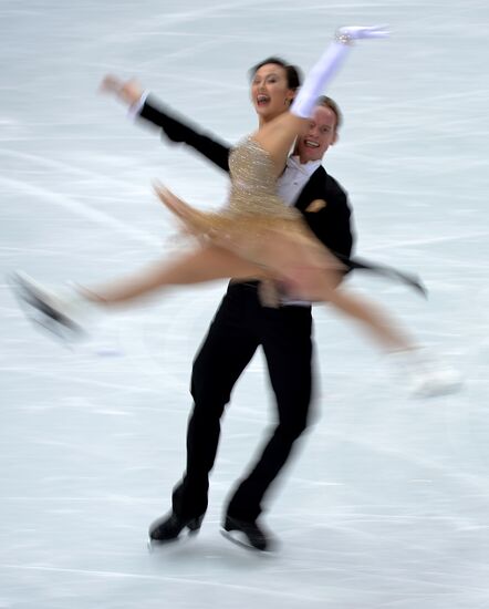 2014 Winter Olympics. Figure skating. Ice dance. Short program