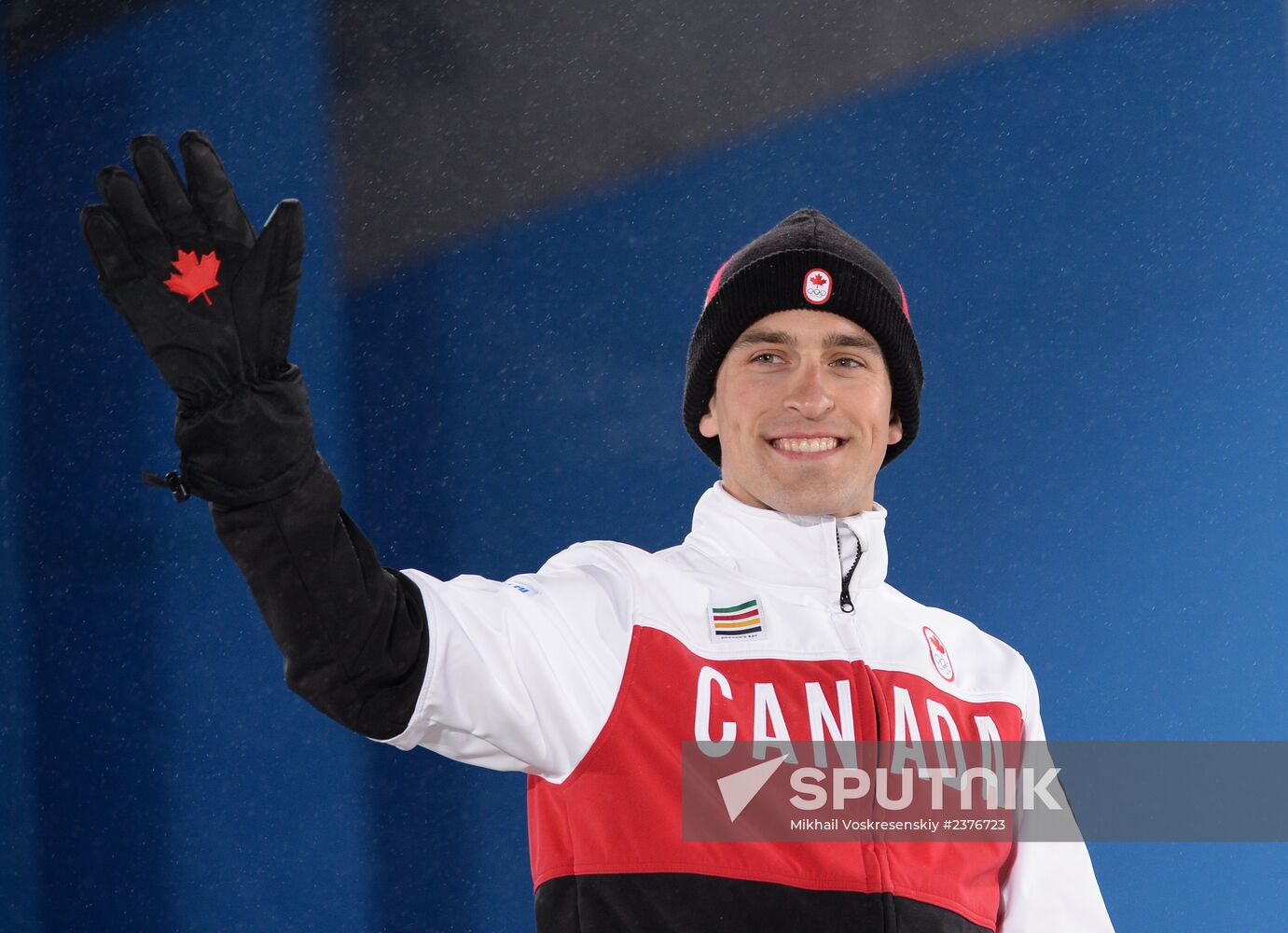 2014 Winter Olympics. Medal ceremony. Day Nine