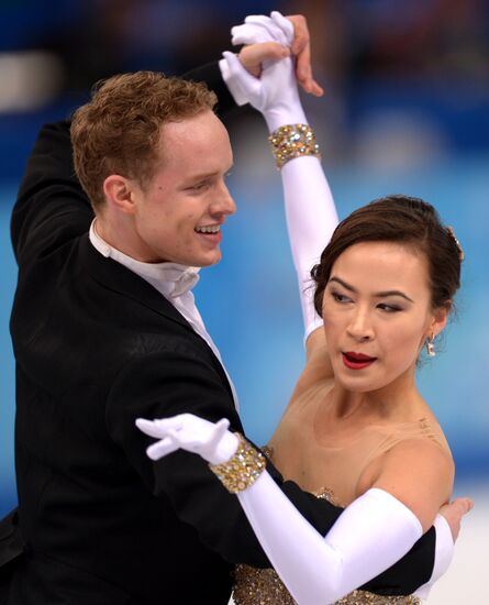 2014 Winter Olympics. Figure skating. Ice dance. Short program