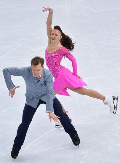 2014 Winter Olympics. Figure skating. Ice dance. Short program