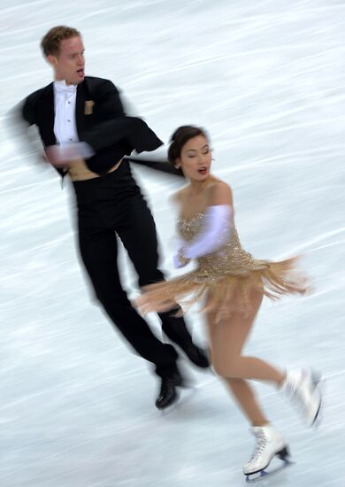 2014 Winter Olympics. Figure skating. Ice dance. Short program