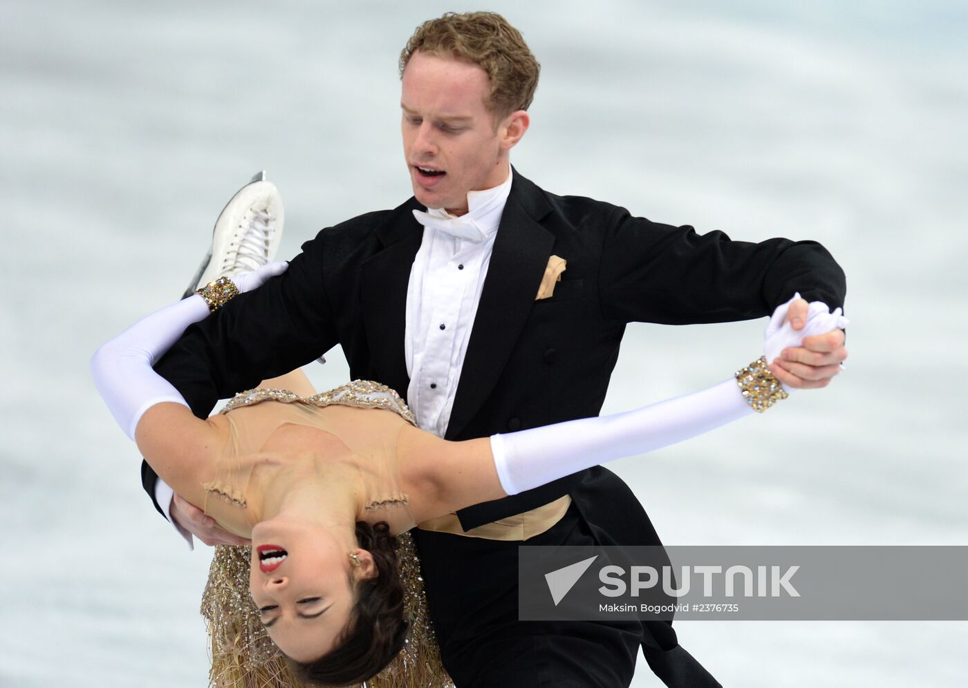 2014 Winter Olympics. Figure skating. Ice dance. Short program