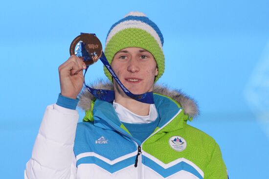 2014 Winter Olympics. Medal ceremony. Day Nine