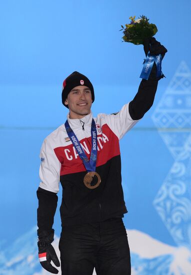 2014 Winter Olympics. Medal ceremony. Day Nine