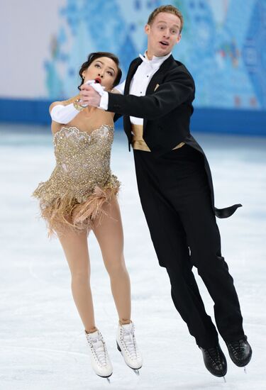 2014 Winter Olympics. Figure skating. Ice dance. Short program