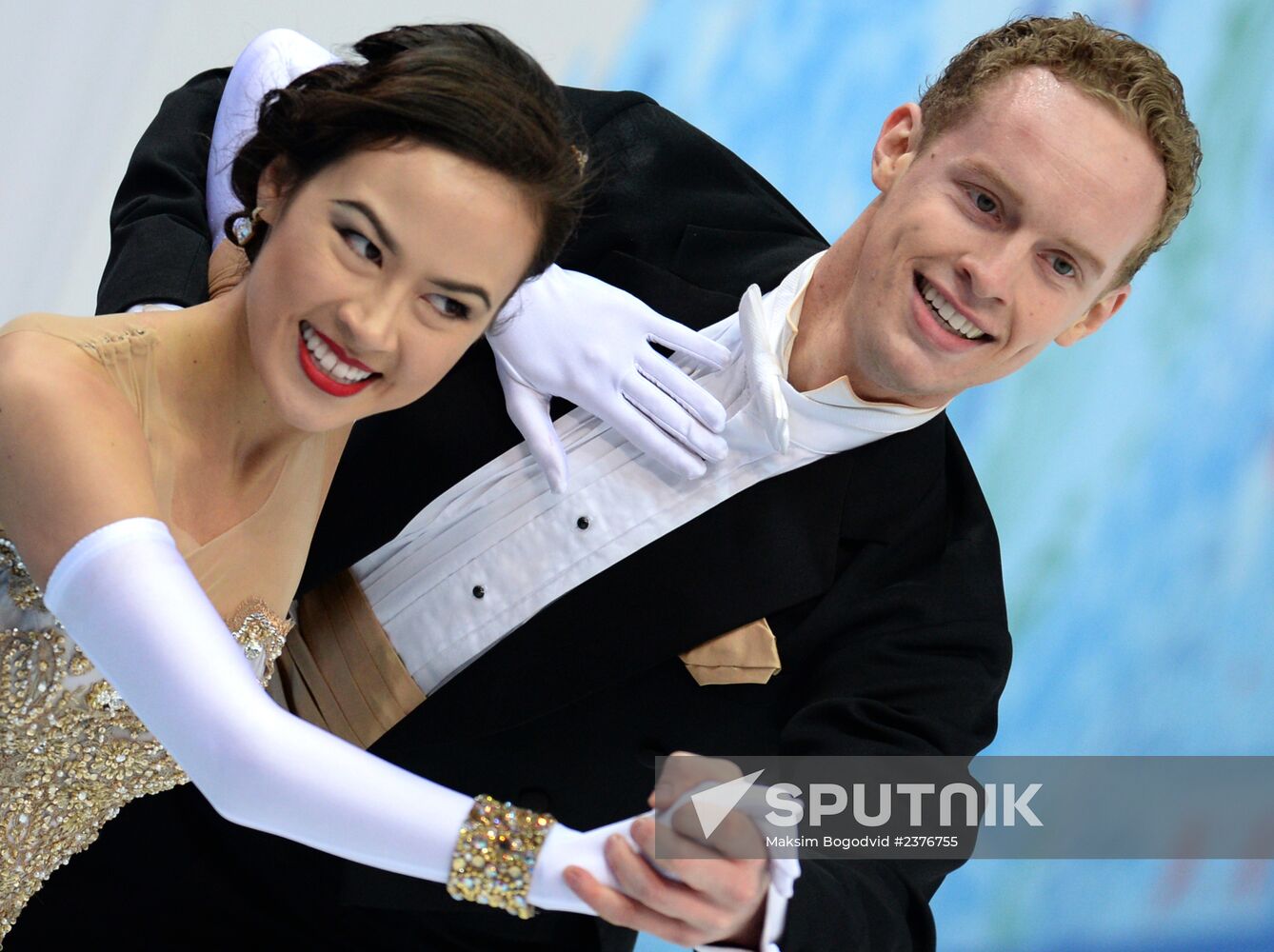 2014 Winter Olympics. Figure skating. Ice dance. Short program