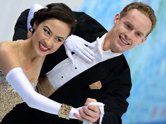 2014 Winter Olympics. Figure skating. Ice dance. Short program