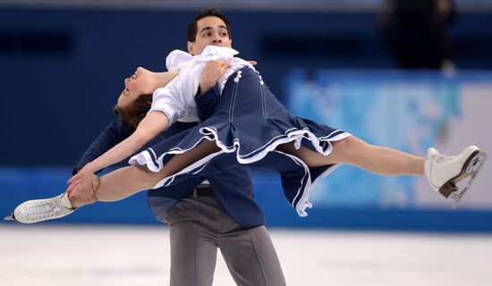 2014 Winter Olympics. Figure skating. Ice dance. Short program