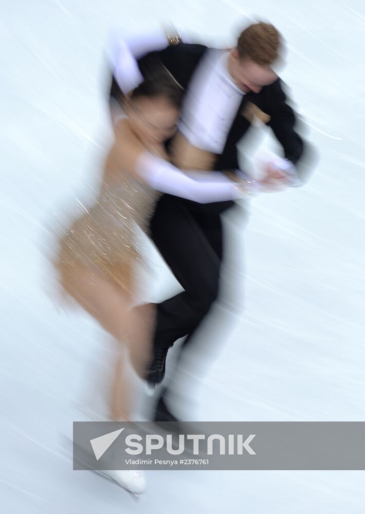 2014 Winter Olympics. Figure skating. Ice dance. Short program