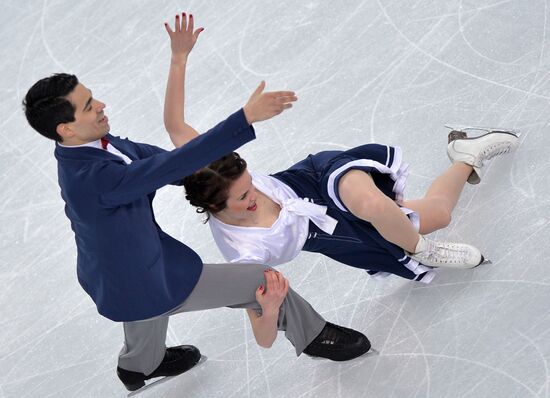 2014 Winter Olympics. Figure skating. Ice dance. Short program