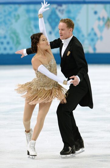 2014 Winter Olympics. Figure skating. Ice dance. Short program