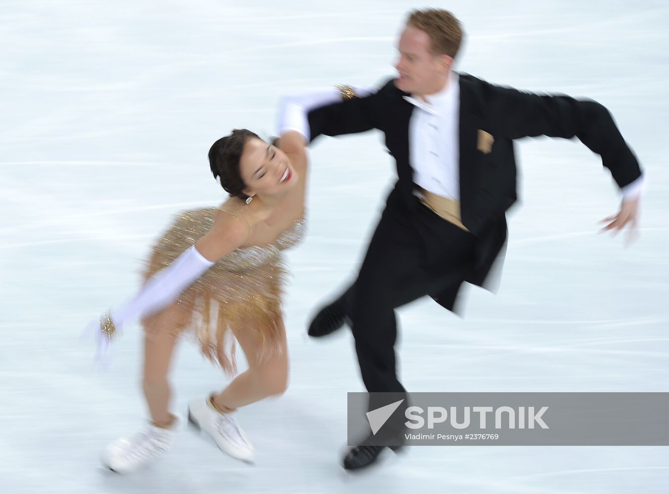 2014 Winter Olympics. Figure skating. Ice dance. Short program