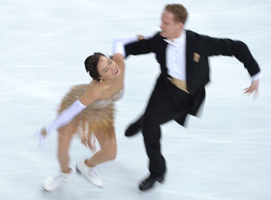 2014 Winter Olympics. Figure skating. Ice dance. Short program