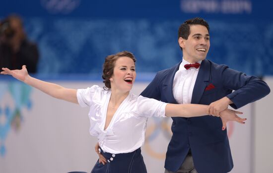 2014 Winter Olympics. Figure skating. Ice dance. Short program