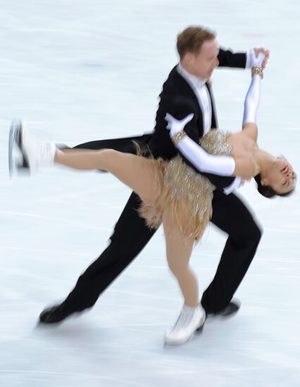 2014 Winter Olympics. Figure skating. Ice dance. Short program