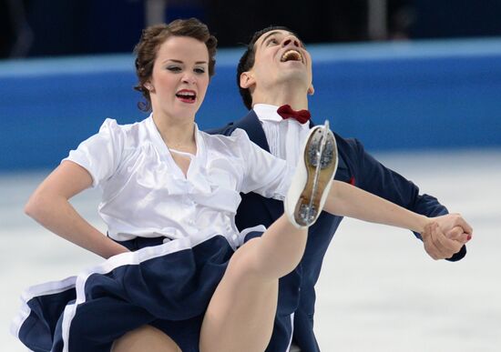 2014 Winter Olympics. Figure skating. Ice dance. Short program