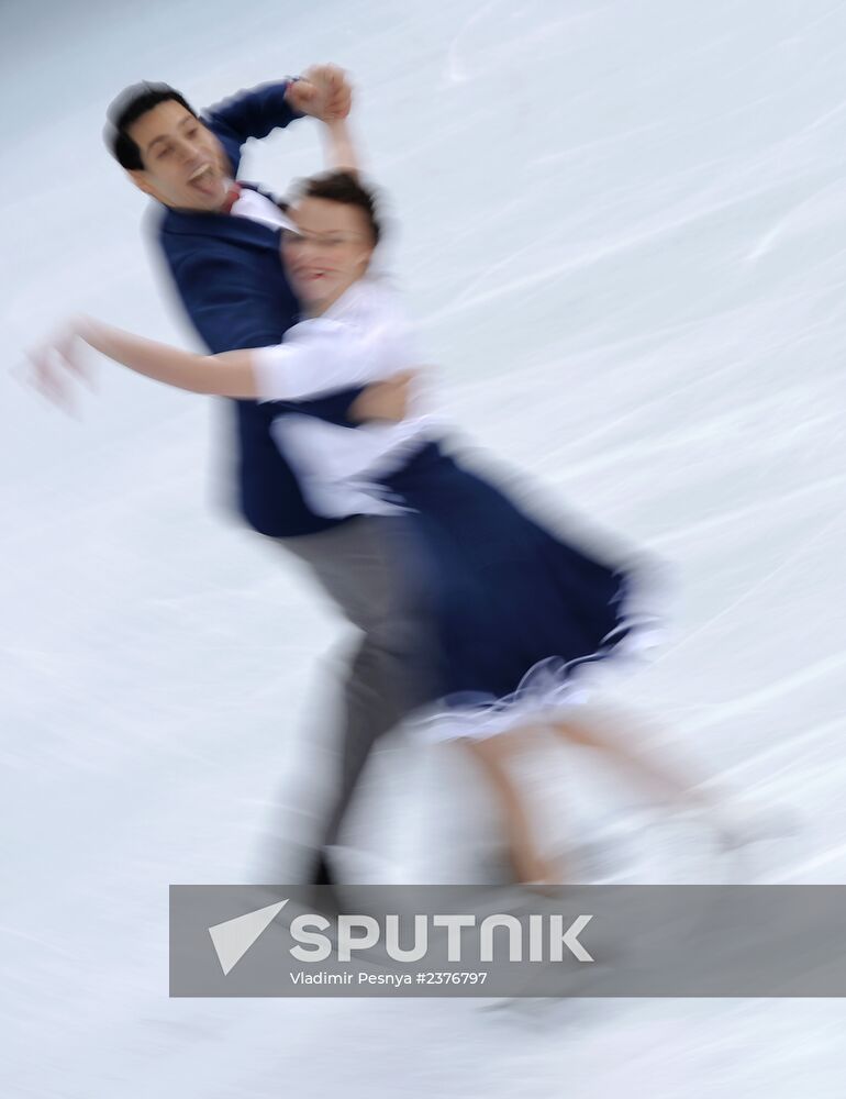 2014 Winter Olympics. Figure skating. Ice dance. Short program