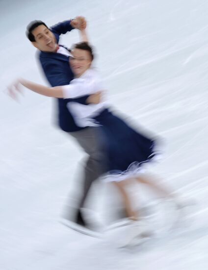 2014 Winter Olympics. Figure skating. Ice dance. Short program