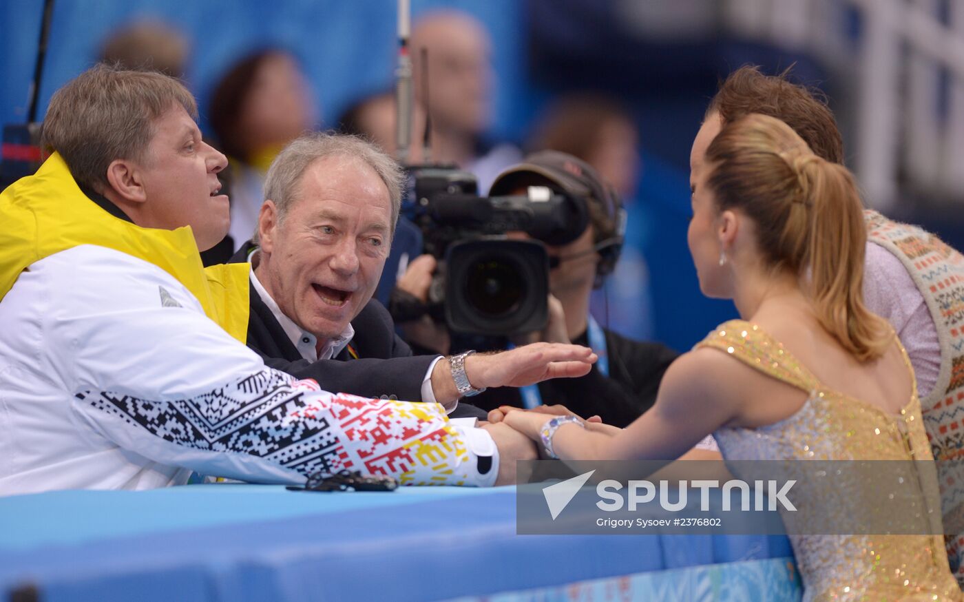 2014 Winter Olympics. Figure skating. Ice dance. Short program