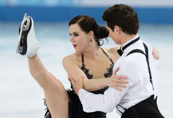 2014 Winter Olympics. Figure skating. Ice dance. Short program