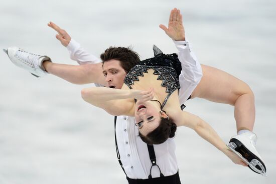 2014 Winter Olympics. Figure skating. Ice dance. Short program