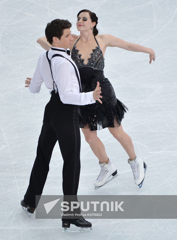 2014 Winter Olympics. Figure skating. Ice dance. Short program