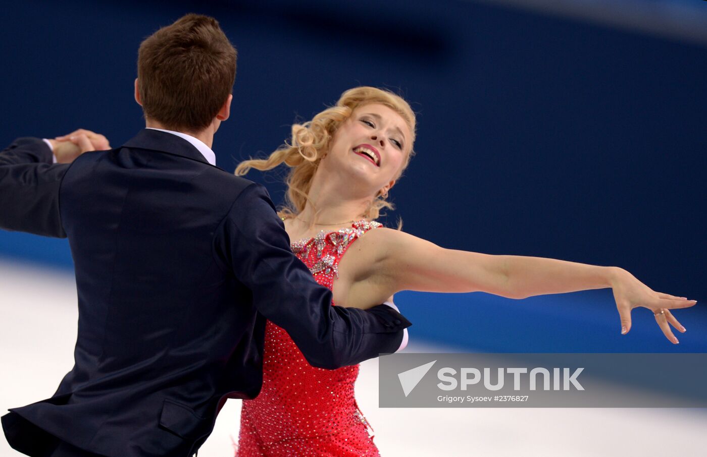 2014 Winter Olympics. Figure skating. Ice dance. Short program