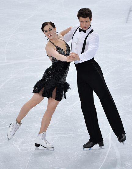 2014 Winter Olympics. Figure skating. Ice dance. Short program