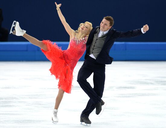 2014 Winter Olympics. Figure skating. Ice dance. Short program