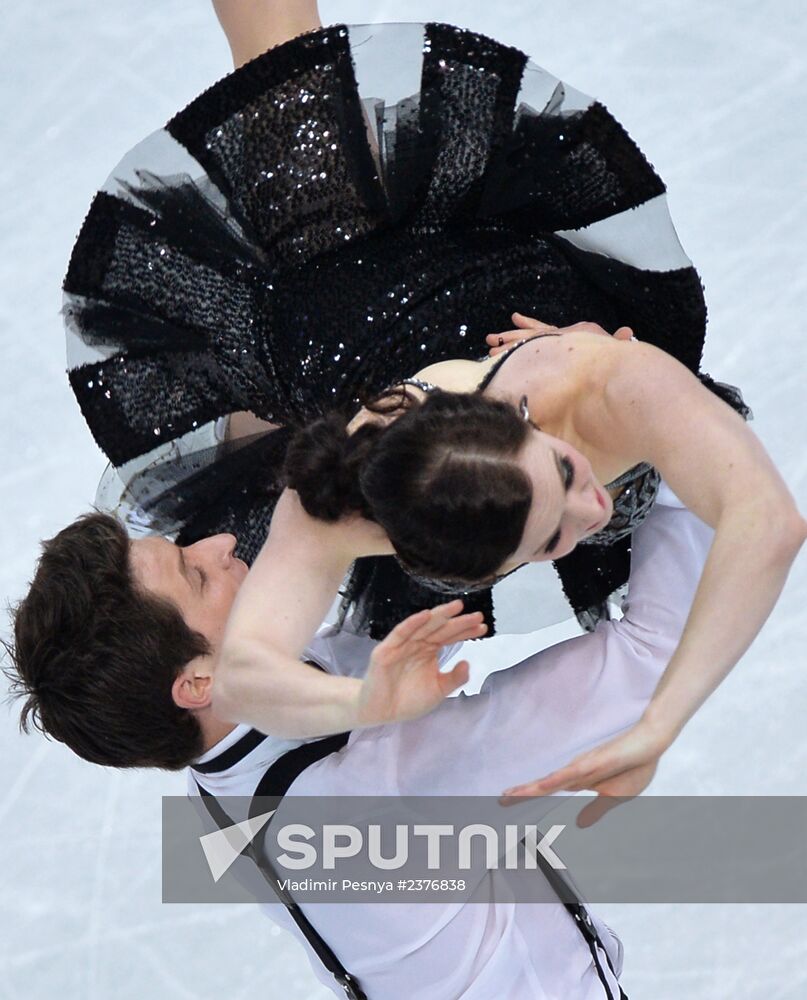 2014 Winter Olympics. Figure skating. Ice dance. Short program