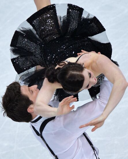 2014 Winter Olympics. Figure skating. Ice dance. Short program