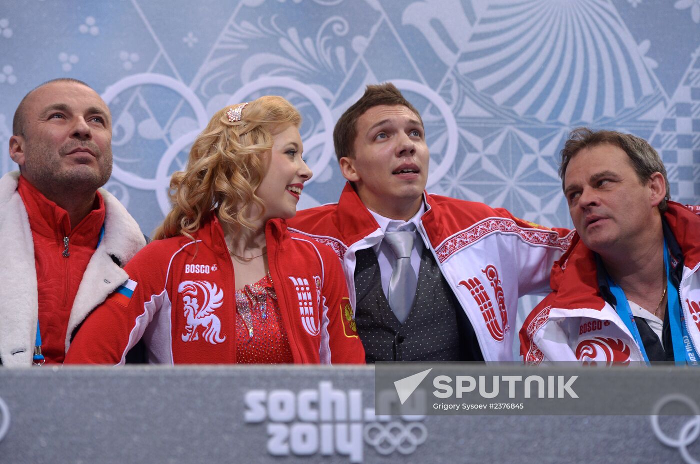 2014 Winter Olympics. Figure skating. Ice dance. Short program