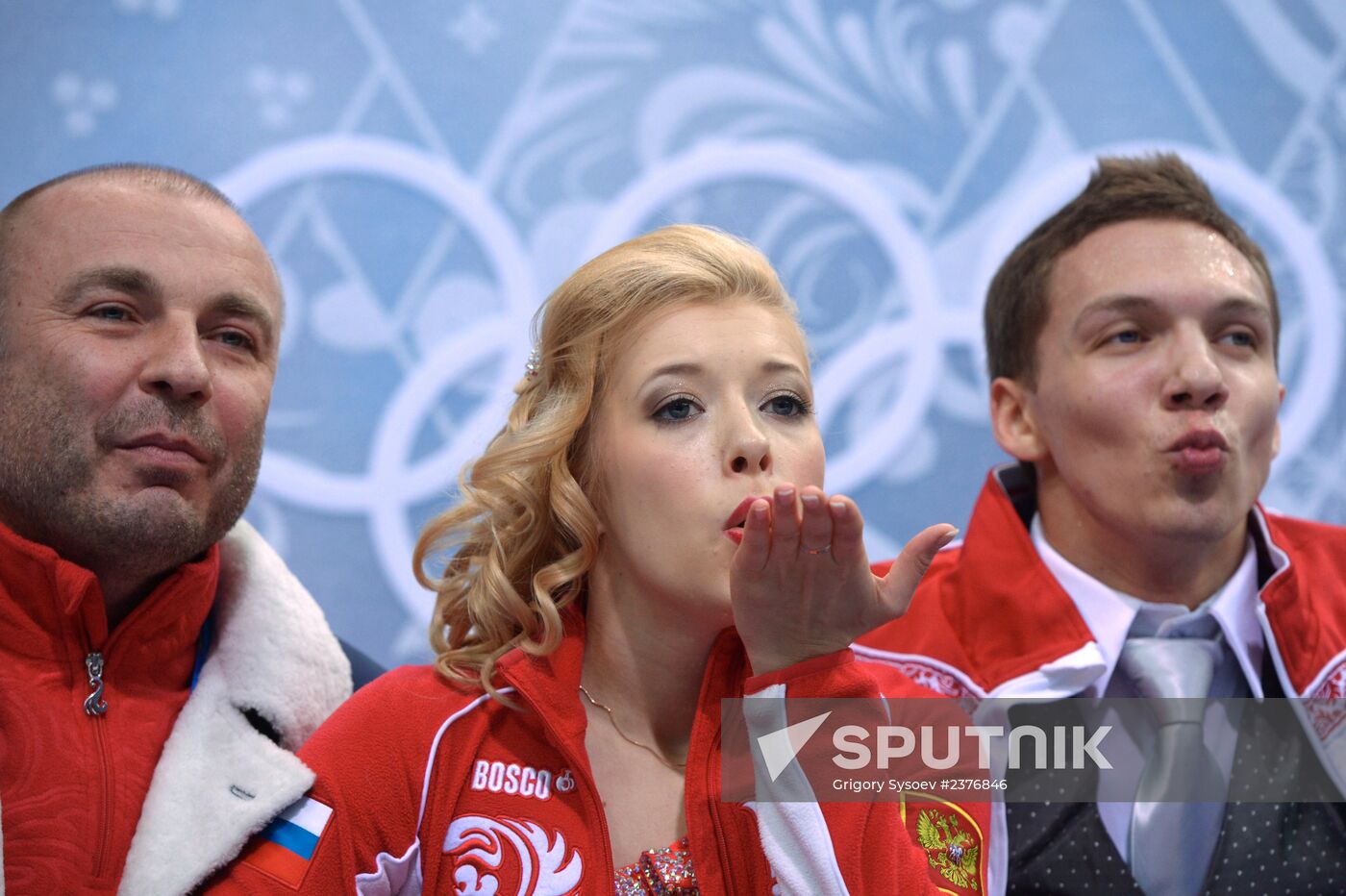 2014 Winter Olympics. Figure skating. Ice dance. Short program