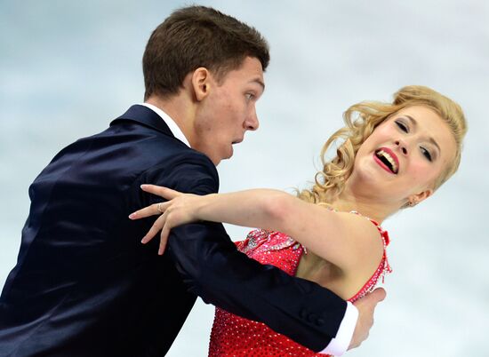 2014 Winter Olympics. Figure skating. Ice dance. Short program