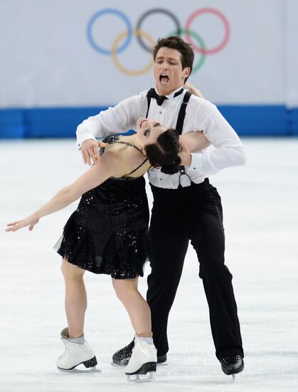 2014 Winter Olympics. Figure skating. Ice dance. Short program