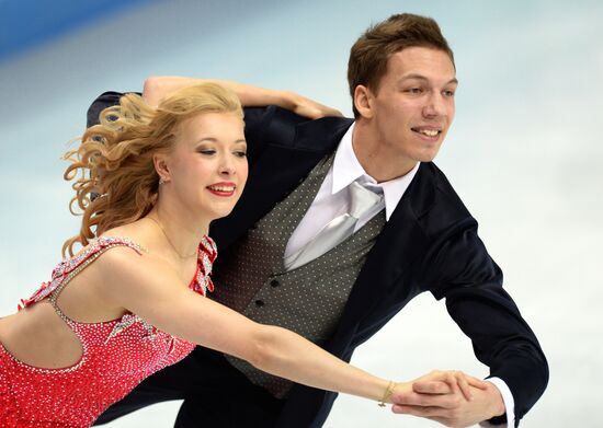 2014 Winter Olympics. Figure skating. Ice dance. Short program