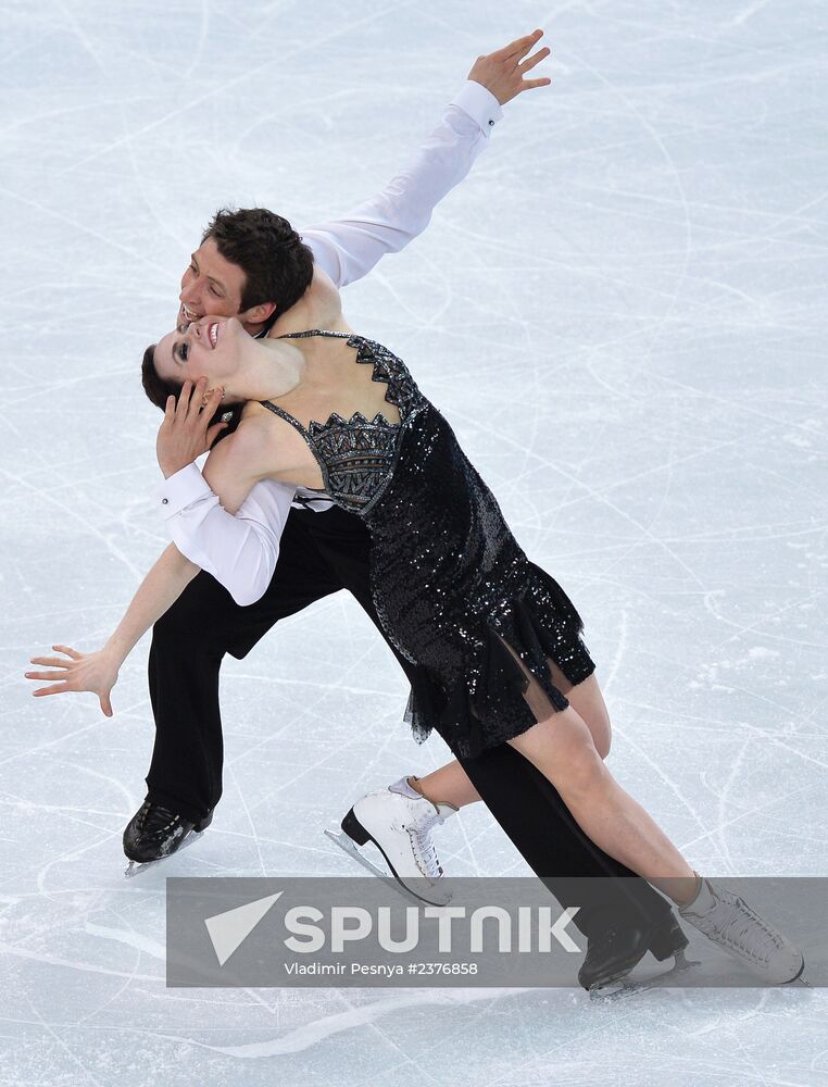 2014 Winter Olympics. Figure skating. Ice dance. Short program