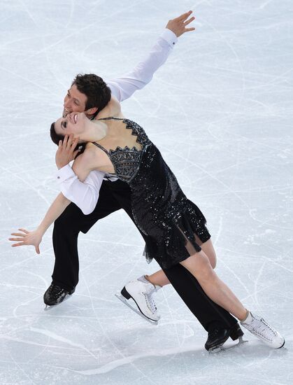 2014 Winter Olympics. Figure skating. Ice dance. Short program